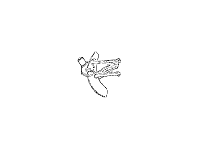 Mopar 4798378AB Front Door Window Regulator