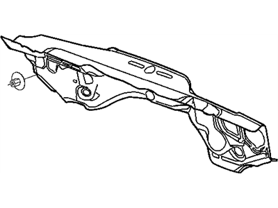 Mopar 55361470AA Pad-Dash Panel