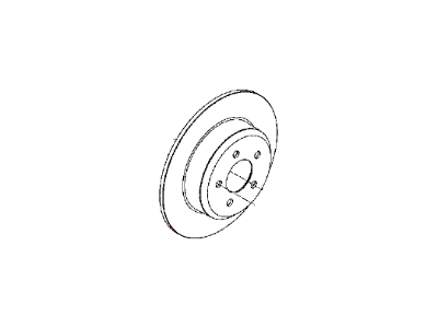 Mopar 4779208AD Rear Brake Rotor