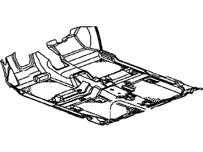 Mopar TW65XDVAB Carpet-Front Floor