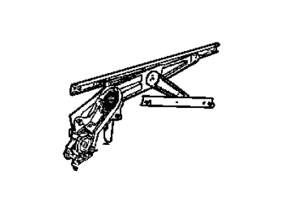 Mopar 4878108AG Front Door Window Regulator