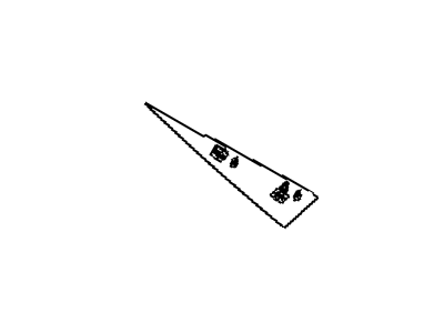 Mopar 55396381AD APPLIQUE-Rear Door