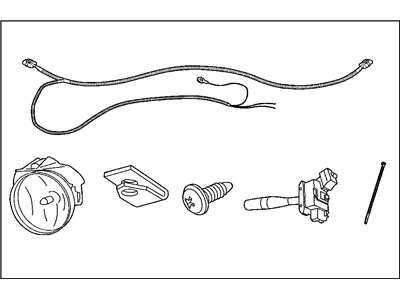 Mopar 82209236AB Fog Light Kit