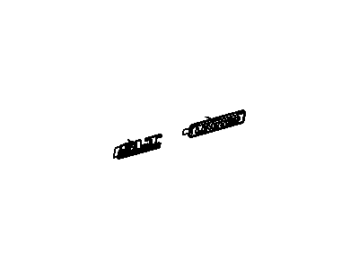 Mopar 55078101AA Nameplate