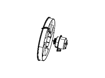 Jeep Patriot Fan Motor - 68031876AA