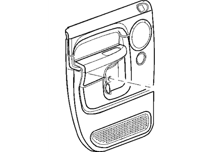 Mopar UY12XDVAA Panel-Door Pull