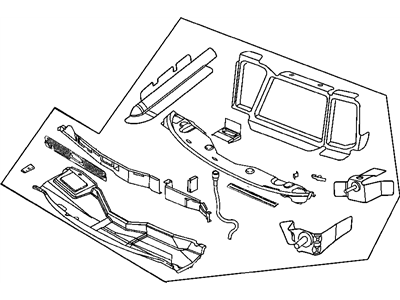 Mopar 5014123AM COWL Panel-PLENUM