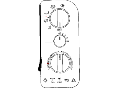 Mopar 55055652AD Heater Coolant Heater Control