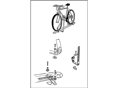 Mopar 82207942 Carrier-Bike