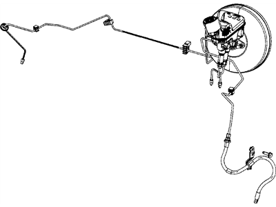 2009 Dodge Caliber Brake Line - 5105188AE