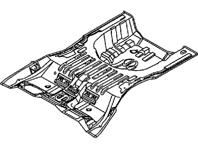 2003 Chrysler Sebring Floor Pan - MR376462