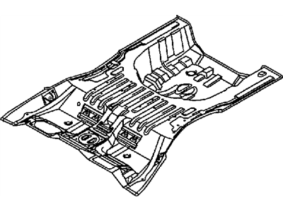 2005 Dodge Stratus Floor Pan - MR376462