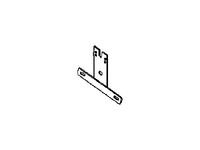 Mopar 55077810AA Bracket-License Plate