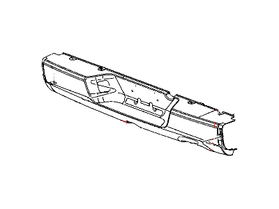 Mopar 55077107AJ Bumper-Rear