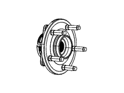 2007 Dodge Ram 1500 Wheel Hub - 2AMVH025AA