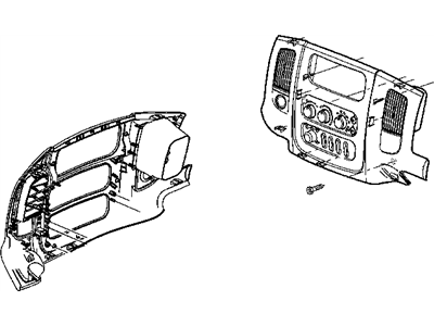 Mopar YM11VYHAA Bezel-Instrument Panel