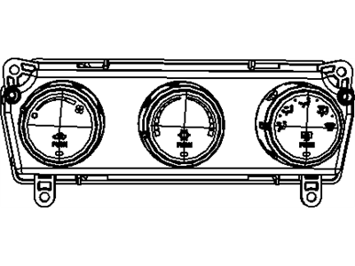 Mopar 55111933AA Air Conditioner And Heater Control