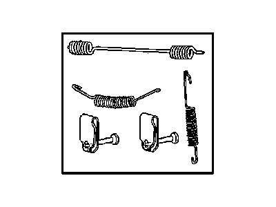 Mopar 5114496AA Spring-Brake Shoe Hold Down