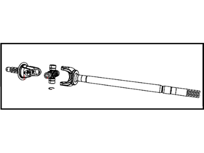 Mopar 68216197AA Axle Shaft