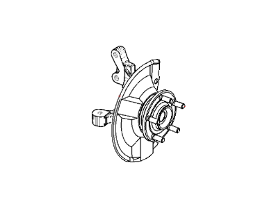 Mopar 68088499AC Front Knuckle And Hub