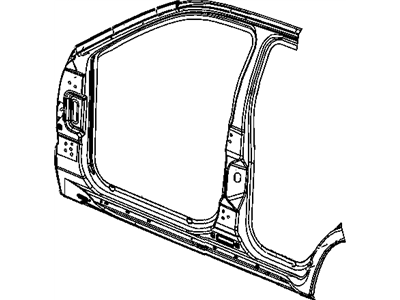Mopar 5142298AD Panel-Body Side Aperture Front