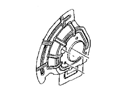Mopar 5015128AA Shield-Brake