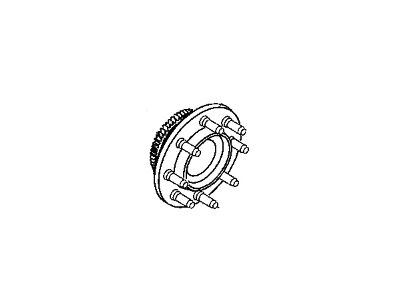 Mopar V2505282AA Axle Bearing And Hub Assembly-Disc Brake Hub Front