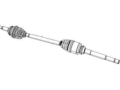 Mopar 5085250AD Axle Half Shaft