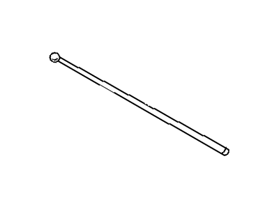 Mopar 4793629 Mast-Antenna Black FLUTED