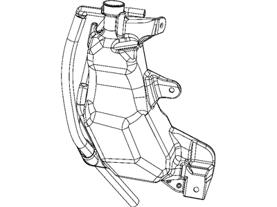 Mopar 5165708AA Bottle-COOLANT Recovery