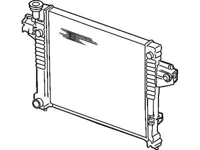 Mopar 55037465AA CONDENSER-Air Conditioning