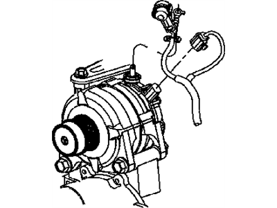 2006 Chrysler Pacifica Alternator - 4868760AH