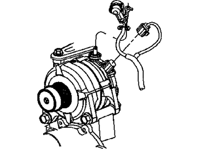 Mopar 4868760AE ALTERNATR-Electrical