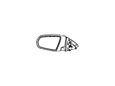 Mopar 1SX891X8AB Mirror Heated Left Hand Side Driver