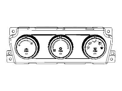 Mopar 55056826AF Air Conditioner Heater Climate Control Unit