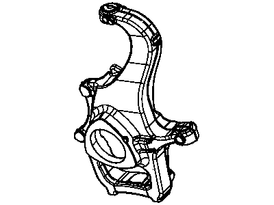 Mopar 52113229AD Front Steering Knuckle