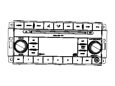 Mopar 68051892AA Knob-Radio Volume Control