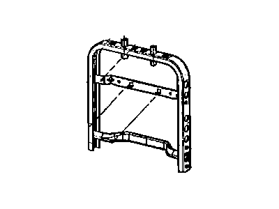 Mopar 5134505AA Frame-Front Seat Back