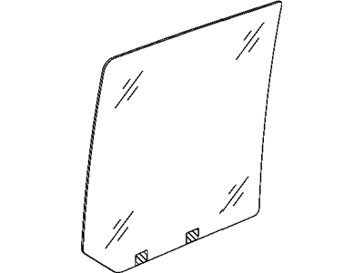 Mopar 55396556AA Glass-Rear Door