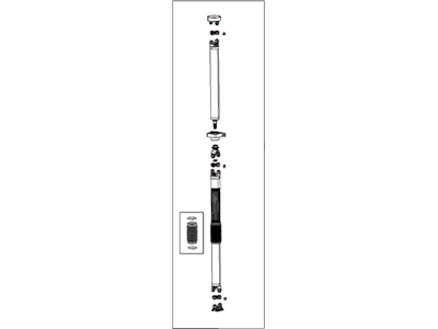 Ram 1500 Drive Shaft - 52123827AA