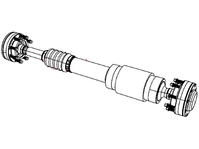 2010 Jeep Wrangler Drive Shaft - 68022106AC