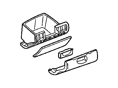 Mopar 5GM731TMAD Glove Box-Instrument Panel