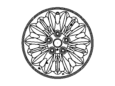 Mopar 4743218AA Wheel Alloy