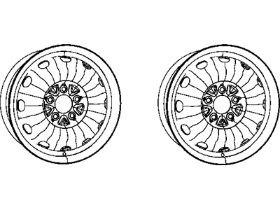 Mopar 5105665AA Steel Wheel