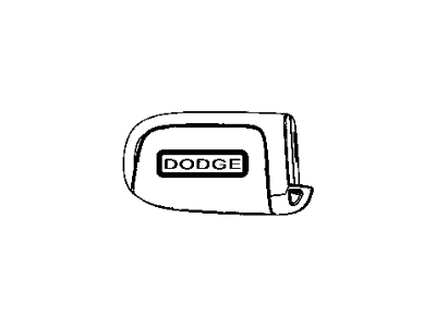 2013 Dodge Charger Car Key - 5026676AE