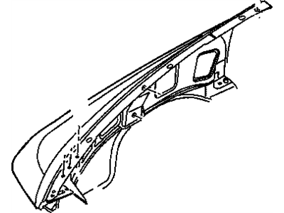 Mopar 55255031AF Fender