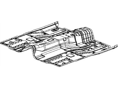 Mopar 5183908AC Pan-Front Floor