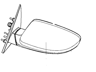 2020 Chrysler 300 Car Mirror - 68444098AA