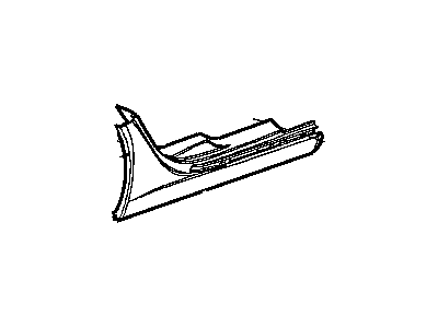 Mopar 5018739AA APPLIQUE-Quarter Panel