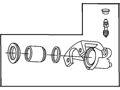 2003 Jeep Grand Cherokee Brake Caliper - 5011974AA